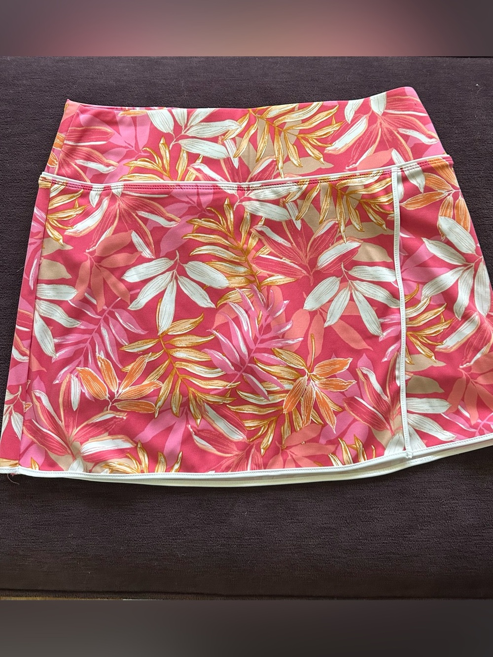 Tommy Bahama Pink Floral Athletic Skirt with Shorts built in
